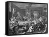Engraving after an Election Entertainment-William Hogarth-Framed Stretched Canvas