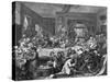 Engraving after an Election Entertainment-William Hogarth-Stretched Canvas