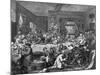Engraving after an Election Entertainment-William Hogarth-Mounted Photographic Print