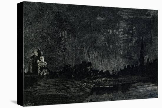 Engraving after the Drawings: Les Travailleurs De La Mer-Fortuné-Louis Méaulle-Stretched Canvas