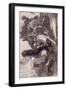 Engraving after the Drawings: Les Travailleurs De La Mer-Victor Hugo-Framed Giclee Print