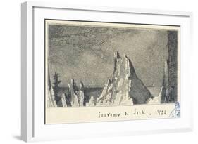 Engraving after the Drawings: Les Travailleurs De La Mer-Victor Hugo-Framed Giclee Print