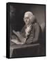 Engraving by Thomas B. Welch after Benjamin Franklin by David Martin-null-Framed Stretched Canvas