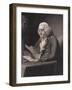 Engraving by Thomas B. Welch after Benjamin Franklin by David Martin-null-Framed Giclee Print