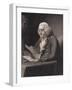 Engraving by Thomas B. Welch after Benjamin Franklin by David Martin-null-Framed Giclee Print