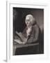 Engraving by Thomas B. Welch after Benjamin Franklin by David Martin-null-Framed Giclee Print