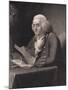 Engraving by Thomas B. Welch after Benjamin Franklin by David Martin-null-Mounted Giclee Print