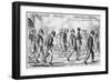 Engraving Depicting Convicts Exercising in Pentonville Prison-null-Framed Giclee Print