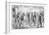 Engraving Depicting Convicts Exercising in Pentonville Prison-null-Framed Giclee Print