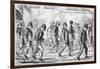 Engraving Depicting Convicts Exercising in Pentonville Prison-null-Framed Giclee Print