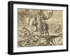 Engraving Depicting Cyrus II of Persia O-null-Framed Giclee Print