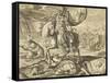 Engraving Depicting Cyrus II of Persia O-null-Framed Stretched Canvas