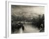 Engraving Depicting Life in Ancient Rome by Joseph Mallord William Turner-null-Framed Giclee Print