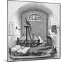 Engraving Depicting Separate Cell in Pentonville Prison-null-Mounted Giclee Print