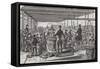 Engraving Depicting Serving of Dinner in the Oakum-Room of the Boys' Prison at Tothill Fields-null-Framed Stretched Canvas
