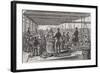 Engraving Depicting Serving of Dinner in the Oakum-Room of the Boys' Prison at Tothill Fields-null-Framed Giclee Print