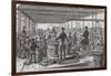 Engraving Depicting Serving of Dinner in the Oakum-Room of the Boys' Prison at Tothill Fields-null-Framed Giclee Print