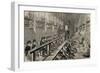 Engraving Depicting the Workshop under the "Silent System" at Millbank Prison-null-Framed Giclee Print