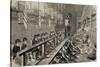 Engraving Depicting the Workshop under the "Silent System" at Millbank Prison-null-Stretched Canvas