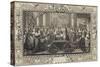 Engraving Depicting Wedding of Louis XIV of Bourbon-null-Stretched Canvas