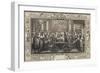 Engraving Depicting Wedding of Louis XIV of Bourbon-null-Framed Giclee Print