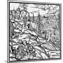 Engraving from De Re Metallica, by Georg Pawer or Georgius Agricola (1494-1555)-null-Mounted Giclee Print