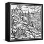 Engraving from De Re Metallica, by Georg Pawer or Georgius Agricola (1494-1555)-null-Framed Stretched Canvas