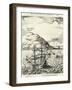 Engraving from the Journal of Jacob Le Maire Depicting the Arrival at the Cocos Islands, Tonga-null-Framed Giclee Print