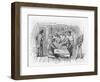 Engraving Gambling in Frisco-null-Framed Giclee Print