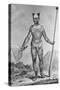 Engraving of a Man from the Marquesas Islands Covered in a Full Body Tattoo after Grigorii Ivanovic-null-Stretched Canvas
