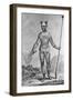 Engraving of a Man from the Marquesas Islands Covered in a Full Body Tattoo after Grigorii Ivanovic-null-Framed Giclee Print