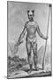 Engraving of a Man from the Marquesas Islands Covered in a Full Body Tattoo after Grigorii Ivanovic-null-Mounted Giclee Print