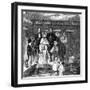 Engraving of A Mormon Baptism-null-Framed Giclee Print