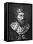Engraving of Alfredus Magnus, King of Wessex-Caronni Longhi-Framed Stretched Canvas