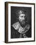 Engraving of Alfredus Magnus, King of Wessex-Caronni Longhi-Framed Giclee Print