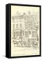 Engraving of Apothecary, Alexandria, Virginia-null-Framed Stretched Canvas