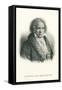 Engraving of Beethoven-null-Framed Stretched Canvas