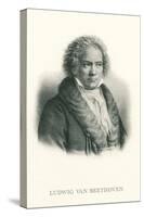 Engraving of Beethoven-null-Stretched Canvas