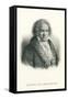 Engraving of Beethoven-null-Framed Stretched Canvas