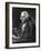 Engraving of Benjamin Franklin, American Philosopher, Author and Scientist-null-Framed Photographic Print