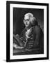 Engraving of Benjamin Franklin, American Philosopher, Author and Scientist-null-Framed Photographic Print