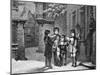 Engraving of Carol Singers in Winter by E. Rosch-null-Mounted Premium Photographic Print