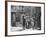 Engraving of Carol Singers in Winter by E. Rosch-null-Framed Photographic Print