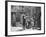 Engraving of Carol Singers in Winter by E. Rosch-null-Framed Photographic Print