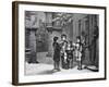 Engraving of Carol Singers in Winter by E. Rosch-null-Framed Photographic Print