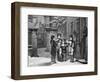 Engraving of Carol Singers in Winter by E. Rosch-null-Framed Photographic Print