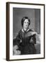 Engraving of Charlotte Bronte-null-Framed Photographic Print