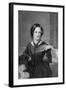 Engraving of Charlotte Bronte-null-Framed Photographic Print
