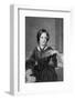 Engraving of Charlotte Bronte-null-Framed Photographic Print