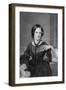 Engraving of Charlotte Bronte-null-Framed Photographic Print